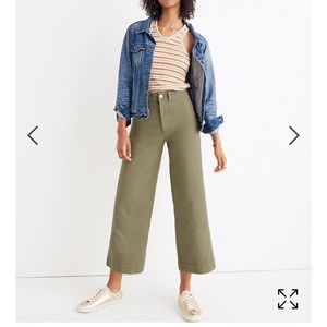 Madewell Emmett Wide Leg crop